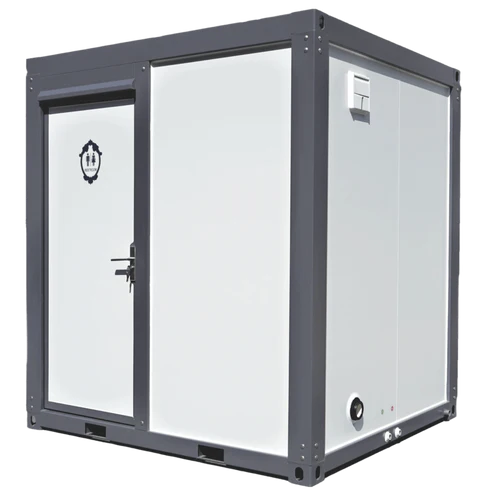 Bastone Portable Toilet with Fan-shaped Door Shower - PM000127 - Serenity Provision