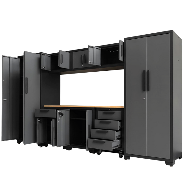 9-Piece Garage Storage Cabinet Set