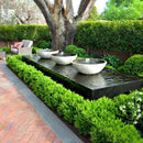 Aura Triple Bowl Fountain | Metal Outdoor Water Feature | White Resin Or Copper Bowls