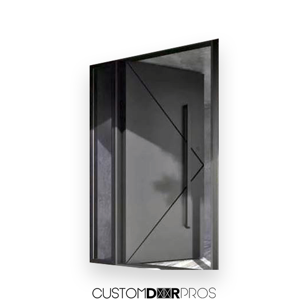 Custom Iron Door Pros Morpheus Metal Pivot Door