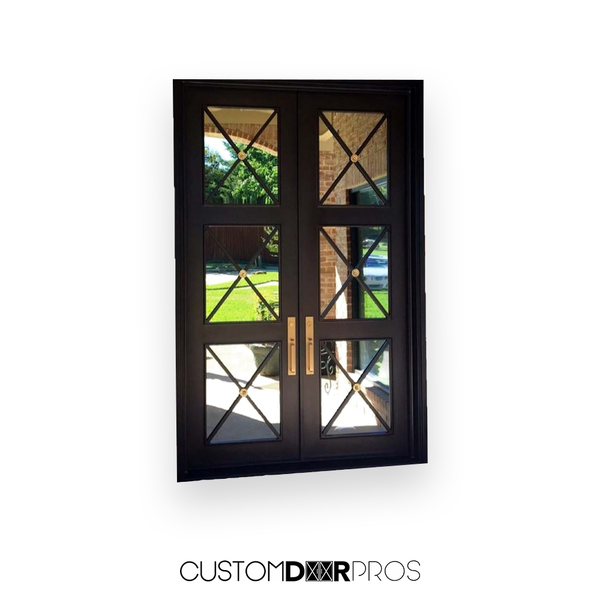 Custom Iron Door Pros Artemis Double Iron Doors