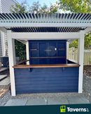 Taverns-To-Go 9 x 6 ft Castlebar Deluxe Backyard Patio Bar (MEDIUM)
