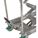 Vestil 304 Stainless Steel Double Scissor Cart 36-1/4 In. x 19-3/8 In. 600 Lb. Capacity Silver - CART-600-D-SS2