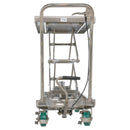 Vestil 304 Stainless Steel Double Scissor Cart 36-1/4 In. x 19-3/8 In. 600 Lb. Capacity Silver - CART-600-D-SS2