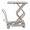 Vestil 304 Stainless Steel Double Scissor Cart 36-1/4 In. x 19-3/8 In. 600 Lb. Capacity Silver - CART-600-D-SS2