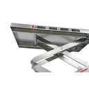 Vestil 304 Stainless Steel Double Scissor Cart 36-1/4 In. x 19-3/8 In. 600 Lb. Capacity Silver - CART-600-D-SS2