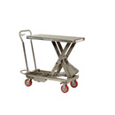 Vestil 304 Stainless Steel Scissor Cart 1,000 Lb. Capacity Silver - SSSC-1000