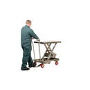 Vestil 304 Stainless Steel Scissor Cart 1,000 Lb. Capacity Silver - SSSC-1000