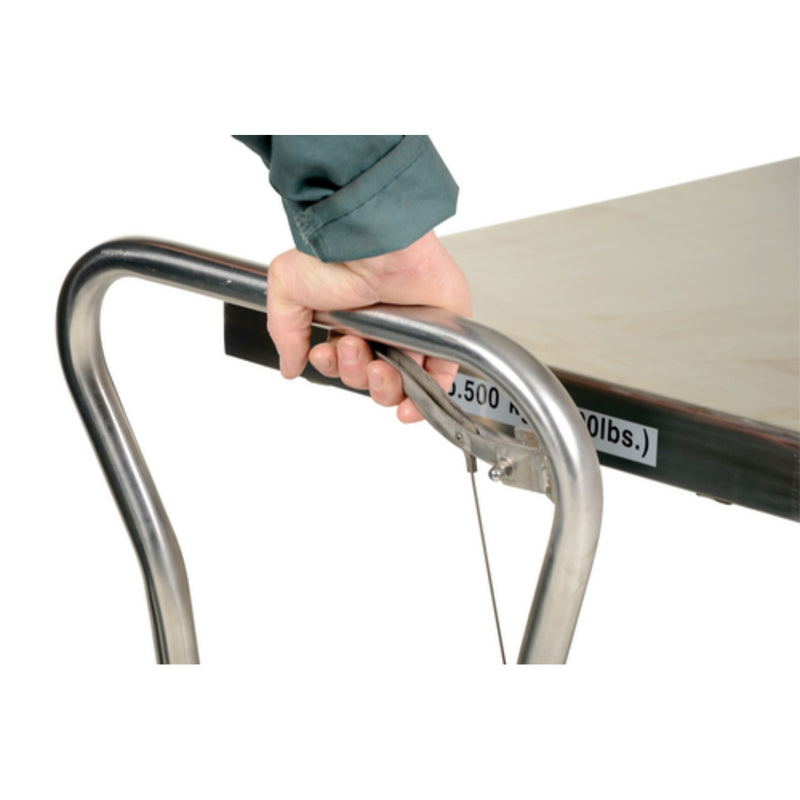 Vestil 304 Stainless Steel Scissor Cart 1,000 Lb. Capacity Silver - SSSC-1000