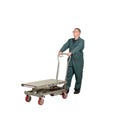 Vestil 304 Stainless Steel Scissor Cart 1,000 Lb. Capacity Silver - SSSC-1000