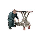 Vestil 304 Stainless Steel Scissor Cart 1,000 Lb. Capacity Silver - SSSC-1000