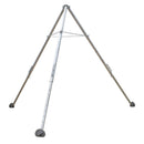 Vestil Aluminum Adjustable Height Tripod Stand 115-5/8 In. x 115-5/8 In. x 111-5/8 In. 1,000 Lb. Capacity Silver - TRI-AA