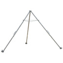 Vestil Aluminum Adjustable Height Tripod Stand 115-5/8 In. x 115-5/8 In. x 111-5/8 In. 1,000 Lb. Capacity Silver - TRI-AA