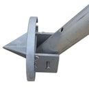 Vestil Aluminum Adjustable Height Tripod Stand 115-5/8 In. x 115-5/8 In. x 111-5/8 In. 1,000 Lb. Capacity Silver - TRI-AA