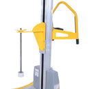Vestil Aluminum Quick Lift DC Powered Pallet Stretch Wrap Machine 88 In. Maximum Wrap Length Yellow - PEL-100A-D3-SWA