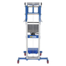 Vestil Aluminum/Steel Manual Hand Winch Lift Truck With Counter Balance 350 Lb. Capacity Silver/Blue - A-LIFT-CB-EHP