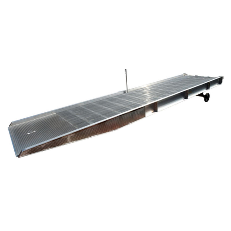 Vestil Aluminum Yard Ramp 360 In. x 86 In. 16000 Lb. Capacity Silver - AY-168430