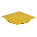 Vestil Heavy Duty Square King Pin Carousel 36 In. x 36 In. 6000 Lb. Capacity Yellow - CA-KP-3636-6