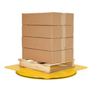 Vestil Heavy Duty Square King Pin Carousel 60 In. x 60 In. 4000 Lb. Capacity Yellow - CA-KP-6060-4