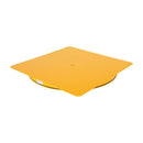 Vestil Heavy Duty Square King Pin Carousel 60 In. x 60 In. 6000 Lb. Capacity Yellow - CA-KP-6060-6