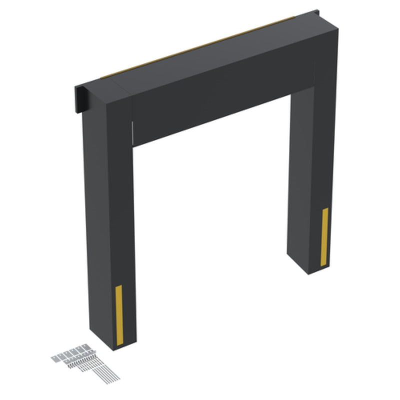 Vestil Nylon (Vinyl) Dock Seal 19 In. 8 Ft. x 9 Ft. Black - D-350-19