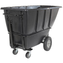 Vestil Plastic Heavy Duty Tow-Able Tilt Truck 1 Cubic Yard - TDT-TB-100-HD-BL