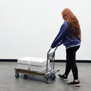 Vestil Stainless Steel Hydraulic Cart 19-1/2 In. x 31-1/2 In. 550 Lb. Capacity Silver - CART-550-SS