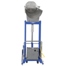 Vestil Stainless Steel Portable Hydraulic Drum Dumper 72 In. Dump Height 1,000 Lb. Capacity Blue/Silver - HDD-72-10-P-SSC