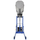 Vestil Stainless Steel Portable Hydraulic Drum Dumper 72 In. Dump Height 1,000 Lb. Capacity Blue/Silver - HDD-72-10-P-SSC