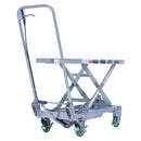 Vestil Stainless Steel Scissor Cart 17-3/4 In. x 27-5/8 In. 300 Lb. Capacity Silver - CART-300-SS3