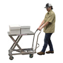 Vestil Stainless Steel Scissor Cart 32-1/2 In. x 19-3/8 500 Lb. Capacity Silver - CART-500-SS3