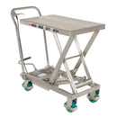 Vestil Stainless Steel Scissor Cart 32-1/2 In. x 19-3/8 500 Lb. Capacity Silver - CART-500-SS3