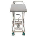 Vestil Stainless Steel Scissor Cart 32-1/2 In. x 19-3/8 500 Lb. Capacity Silver - CART-500-SS3