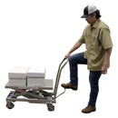 Vestil Stainless Steel Scissor Cart 32-1/2 In. x 19-3/8 500 Lb. Capacity Silver - CART-500-SS3