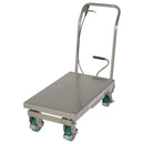 Vestil Stainless Steel Scissor Cart 32-1/2 In. x 19-3/8 500 Lb. Capacity Silver - CART-500-SS3