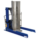 Vestil Stainless Steel Stationary Hydraulic Drum Dumper 36 In. Dump Height 1,000 Lb. Capacity Blue/Silver - HDD-36-10-S-SSC