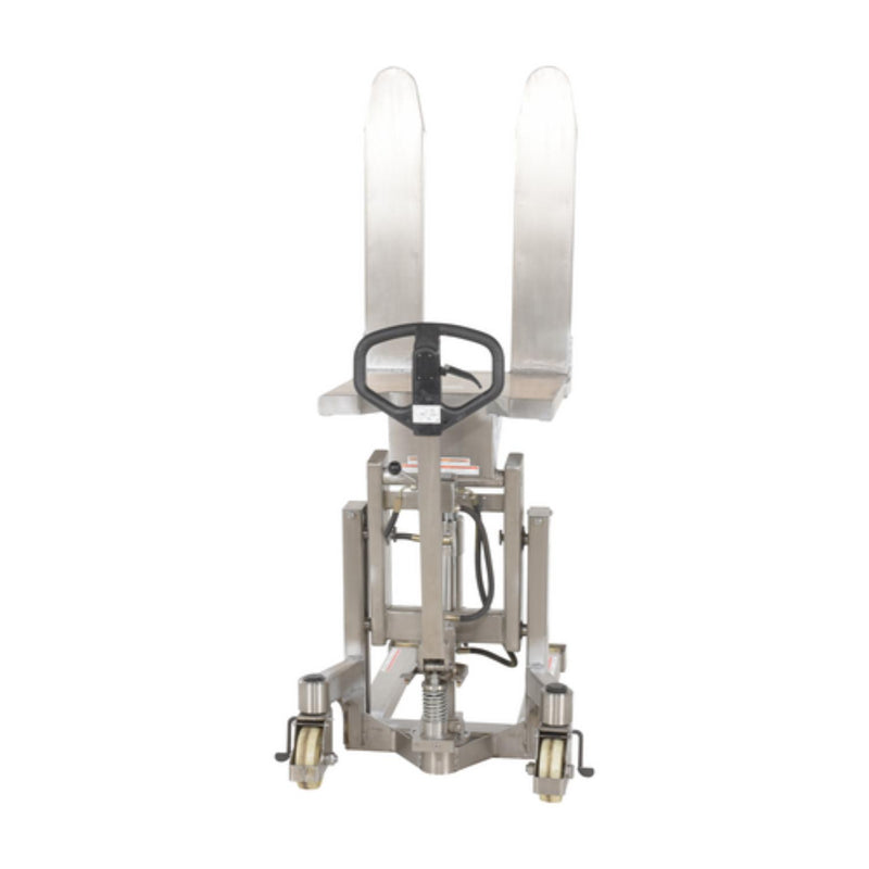 Vestil Stainless Steel Tilt Master Manual 2,200 Lb. Capacity Silver - TM-22-M-SS