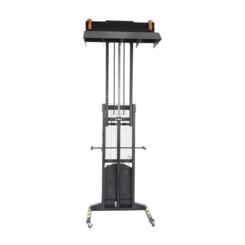 Vestil Steel 12 Volt DC Roll Lifter Transporter 15-3/4 In. Roll Diameter 600 Lb. Capacity Black/Yellow - HYD-ROLL-47-DC