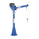 Vestil Steel AC Powered Jib Crane CSA Compliant 3-5 Ft. Boom 2,000 Lb. Capacity Blue - WTJ-20-3-AC-CSA