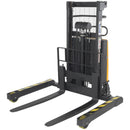 Vestil Steel Adjustable Stacker with Powered Lift 36 In. Raised Height 3,000 Lb. Capacity Black - SL3-36-AA