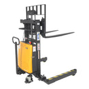 Vestil Steel Adjustable Stacker with Powered Lift 36 In. Raised Height 3,000 Lb. Capacity Black - SL3-36-AA