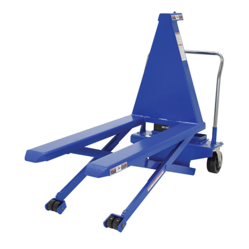 Vestil Steel Air Reciprocating Powered High Lift Table 27 In. x 48 In. 2500 Lb. Capacity - HIPM-2748-AIR