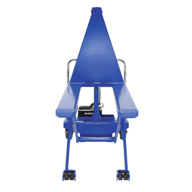 Vestil Steel Air Reciprocating Powered High Lift Table 27 In. x 48 In. 2500 Lb. Capacity - HIPM-2748-AIR