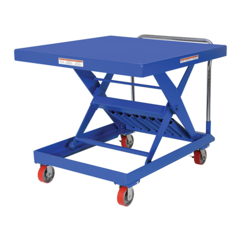 Vestil Steel Auto Hite Cart 50-3/4 In. x 48 In. x 37-5/8 In. 2,000 Lb. Capacity Blue - SCSC-2000-4848