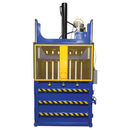 Vestil Steel Cardboard Baler 60 in x 30 in x 42 in 1100 lb Capacity Blue / Yellow - CBB-3000-37
