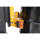 Vestil Steel Counter Balanced Drum Lifter Single Grip 62 In. Lifting Height 1,000 Lb. Capacity Yellow/Black - S-CB-62-SDC