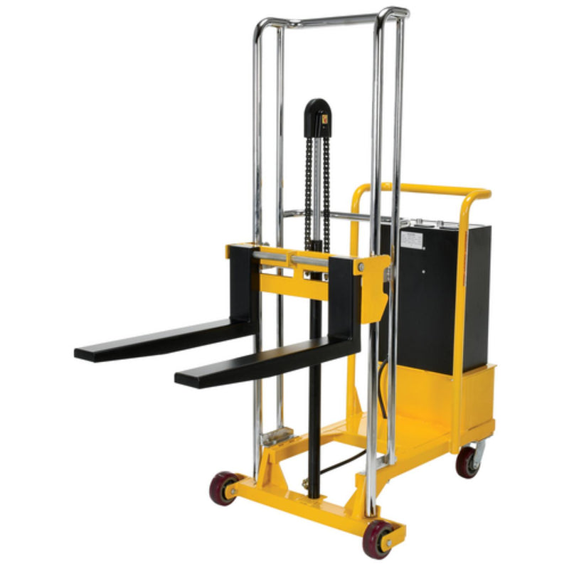 Vestil Steel Counter Balanced Hefti-Lift 68 In. x 68-3/4 In. 550 Lb. Capacity Yellow / Black - HYD-CB-10-DC