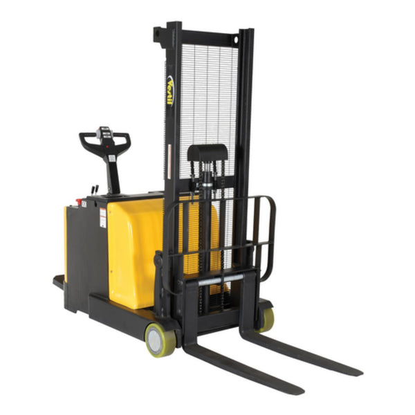 Vestil Steel Counter Balanced Powered Lift 2 In. to 62 In. Raised Height 2,000 Lb. Capacity Black / Yellow - S-2CB-62
