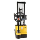 Vestil Steel DC Powered Drum Lifter/Rotator/Transporter with Scale 34-5/8 In. x 61-13/16 In. x 85-7/16 In. 550 Lb. Capacity Black/Yellow - DRUM-LRT-DC-SCL