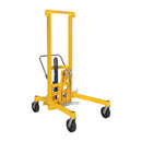 Vestil Steel Economical Foot Pump Drum Transporter 55 Gallon 800 Lb. Capacity Yellow - DCR-880-H-HP